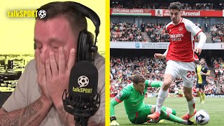 Jamie OHara REACTS To Kai Havertzs Penalty CLAIM For Arsenal As They Beat Bournemouth 😱 [upl. by Bradman]