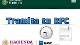 Como sacar mi RFC 2023 Tramítalo en Linea [upl. by Odlabu]