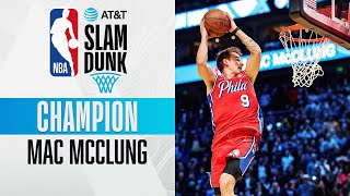 Mac McClung Wins The 2023 NBA ATTSlamDunk Title  2023 NBAAllStar [upl. by Ricardama]