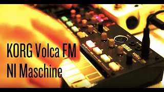 Korg Volca FM  NI Maschine [upl. by Amalberga]