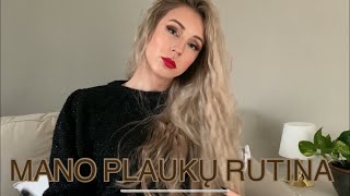 MANO PLAUKŲ RUTINA 💆🏼‍♀️ KAIP UŽSIAUGINTI ILGUS PLAUKUS 💇🏼‍♀️ [upl. by Welby532]