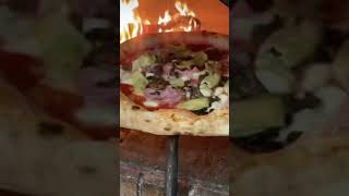 Making a capricciosa love music pizza irvineca california pizzalover italianfood usa italy [upl. by Repmek]