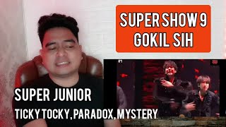 Reaction SUPER JUNIOR  TICKY TOCKY PARADOX MYSTERY  SUPER SHOW 9 [upl. by Solim]