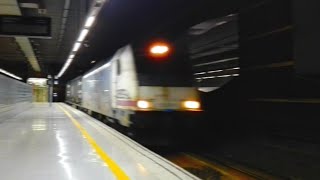 🚊 RENFE 253 en El PRAT de LLOBREGAT Barcelona [upl. by Lauber267]