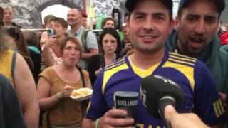 Fussballfans beim Quellrock Openair Bad Ragaz [upl. by Drogin351]