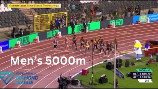 Mens 5000m Diamond League Final  2024 [upl. by Wasson]