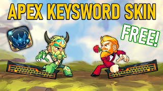 APEX Keysword Skin FREE  Completionist Avatar Unlocking • Brawlhalla [upl. by Darreg910]