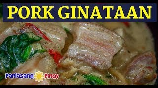 Pork Ginataan  Ginataang Baboy Recipe [upl. by Dorris]