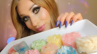 ASMR Edible Crystal CLUSTERS 🍭💎✨️💕 [upl. by Ahsaekal]