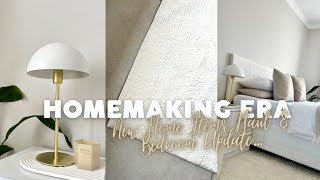 HOME MAKING ERA  New home items haul  Bedroom update  South African YouTuber [upl. by Haland63]