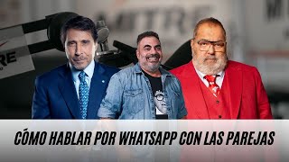 El pase de Eduardo Feinmann y Jorge Lanata con Moldavsky cómo hablar por WhatsApp con las parejas [upl. by Tallie]