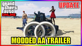 NEW amp EASY HOW TO CREATE AND SAVE A MODDED AA TRAILER IN GTA 5 ONLINE 160 XBOXPSN [upl. by Medea]