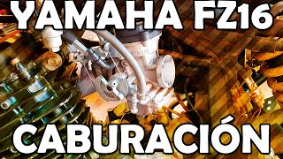 🔥Problemas en el Carburador de un YAMAHA FZ16🔥 Reparación y limpieza [upl. by Reggy]