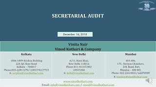 Lecture 12  Secretarial Audit  Power of 30 [upl. by Eisso190]