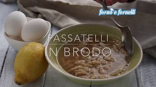 Passatelli in brodo  Forno e fornelli [upl. by Okoyik346]