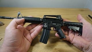 Unboxing miniature AR15  M4A1 replica in 12 scale [upl. by Christi]