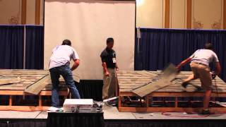 2014 Roofing Games Nailing Contest Round 1  Western Roofing Expo [upl. by Couture]