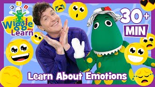 Wiggle and Learn 📚 Learning about Emotions and Feelings  with Music 😄😲🎶 The Wiggles for Toddlers [upl. by Letreece]