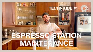 Cleaning Your Espresso Machine amp Coffee Grinder Profitec Go and Niche Zero [upl. by Aicia]