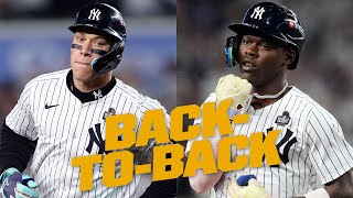 BACKTOBACK HOMERS Aaron Judge and Jazz Chisholm Jr go yard Full first inning [upl. by Amyas]