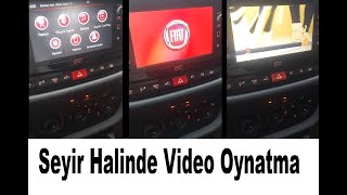 Fiat Fiorino ve Fiat Doblo Video Oynatma Seyir Halinde [upl. by Lainahtan]