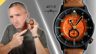 AVI8 Hawker Typhoon Baldwin Automatic ReviewAmazing Dial Detail [upl. by Lipinski]