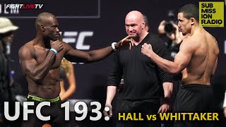 UFC 193 WeighIns Robert Whittaker vs Uriah Hall [upl. by Woermer855]