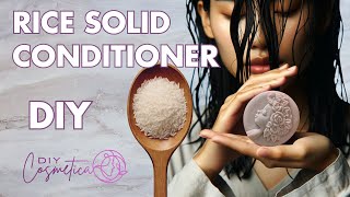 DIY  Hair Rice Solid Conditioner Bar [upl. by Gower204]