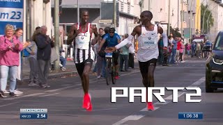 2018 Berlin Marathon  English Commentary Full Race Part 2  Eliud Kipchoge World Record [upl. by Pape]