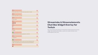 Jho Chat Box Overlay  Homepage Preview [upl. by Nigam]