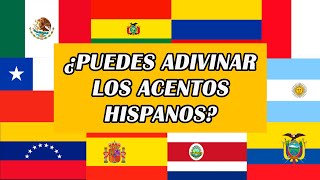 ¿PUEDES ADIVINAR LOS ACENTOS HISPANOS 🇦🇷🇨🇱🇨🇴🇪🇸🇪🇨🇵🇭🇲🇽🇵🇪🇻🇪 [upl. by Inaliak931]