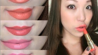 MILANI Color Statement Lipstick Swatch Milani Collection part1 海外コスメ紹介パート１ [upl. by Adneral472]