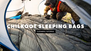 Chilkoot Down Sleeping Bag Cleaning Tutorial [upl. by Wichern]