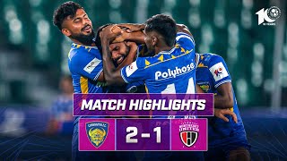 Match Highlights  Chennaiyin FC 21 NorthEast United FC  MW 21  ISL 202324 [upl. by Ecela]