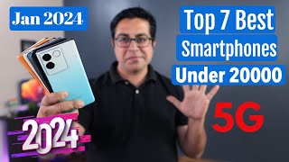 Top 7 Best 5G Phones Under 20000 in Jan 2024 I Best Smartphone Under 20000 [upl. by Zahavi]