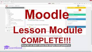 Moodle Lesson Activity THE COMPLETE TUTORIAL [upl. by Treblihp]