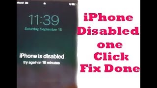 iPhone Disabled  iphone disabled connect to 3uTools or itunes ons click fix Done 100 [upl. by Enel828]