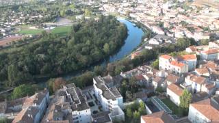 Angoulême vue du ciel  voyage en ballon [upl. by Maximo]