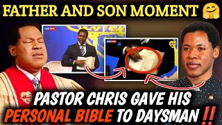 BREAKING‼️PASTOR CHRIS GAVE HIS PERSONAL BIBLE TO DAYSMAN OYAKHILOME  PASTOR CHRIS OYAKHILOME [upl. by Ahteral139]