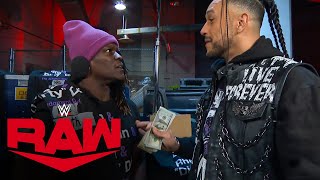 RTruth shares his cut with Damian Priest Raw highlights Jan 15 2024 [upl. by Eamon930]