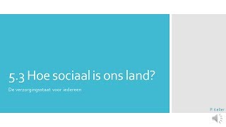 4tl 53 Hoe sociaal is ons land [upl. by Nirra]