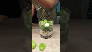 pesto basalco food shorts asmr pesto recipe [upl. by Aronek753]