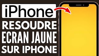 Comment Résoudre Ecran Jaune Sur iPhone  Nouveau 2024 [upl. by Abram]