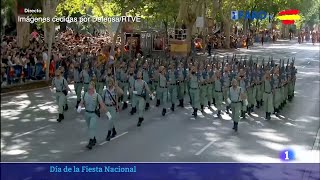 Los legionarios de Ceuta protagonistas en el desfile de la Fiesta Nacional [upl. by Snider196]