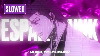 NUEKI TOLCHONOV  ESPADA FUNK SLOWED [upl. by Acissev282]