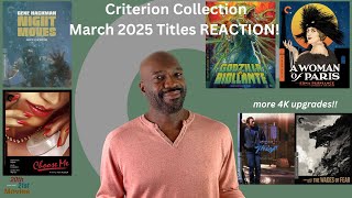 Criterion Collection March 2025 Titles REACTION [upl. by Aihsoem]