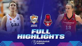 CBK Mersin v Casademont Zaragoza  QuarterFinals  Full Game Highlights  EuroLeague Women 202324 [upl. by Morton]