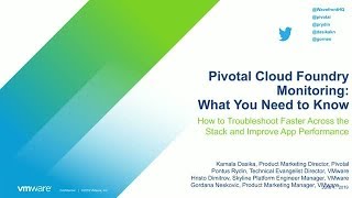 Better Pivotal Cloud Foundry Monitoring What You Need to Know [upl. by Noramac756]