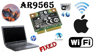 How to Enable Atheros AR9565 WiFi Card on macOS Sierra  Hackintosh [upl. by Hanway]