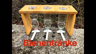 Selbstgebaute Bienentränke Imkern Dadant Hobbyimkern [upl. by Brandy226]